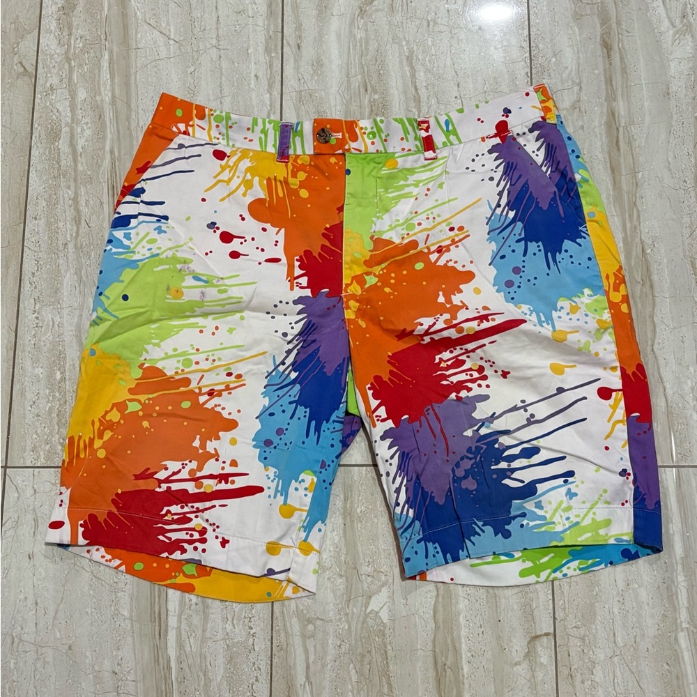 Loudmouth Multicolor Splash Men's Board Shorts